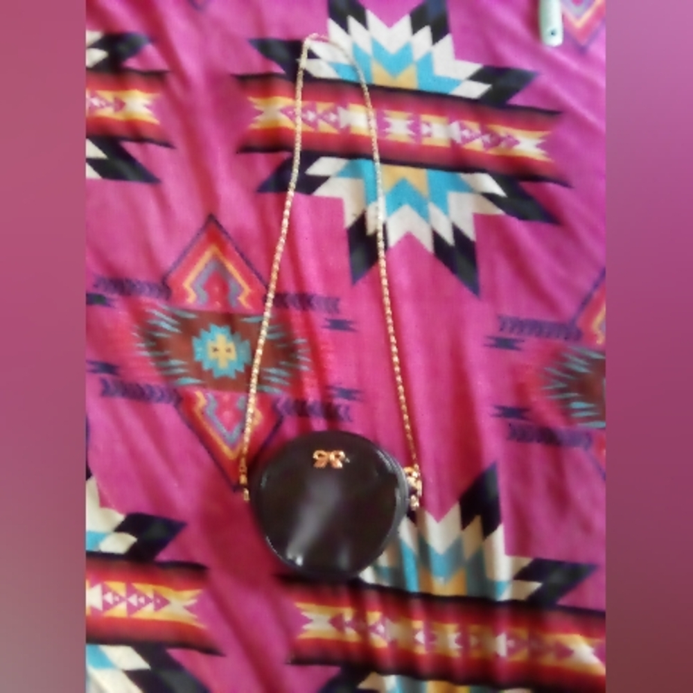 Elegant Black Round Women's Bag